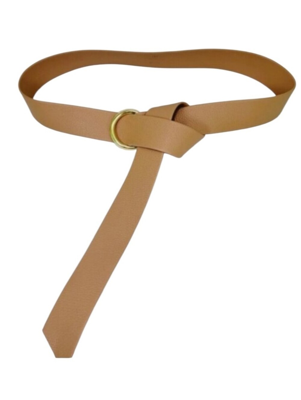 B-Low The Belt Mia Vegan Leather Tan Adjustable Belt Gold Buckle NWT Womens OS